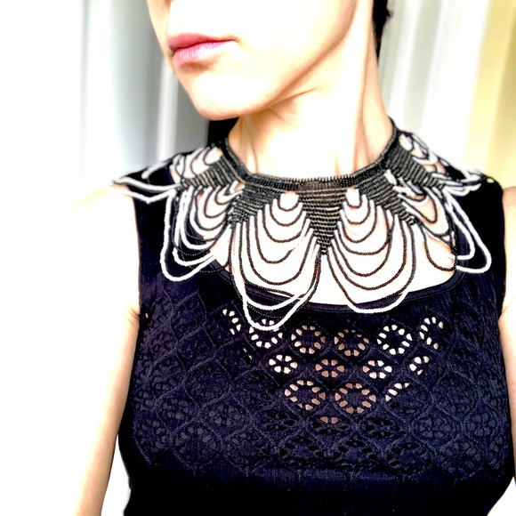 Jewelry - Beaded bib necklace